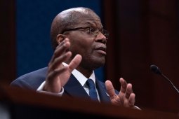Defense Undersecretary for Intelligence and Security Ronald S. Moultrie and testifies before the Counterterrorism, Counterintelligence, and Counterproliferation Subcommittee, during a hearing on "Unidentified Aerial Phenomena, on Capitol Hill in Washington, DC on May 17, 2022.